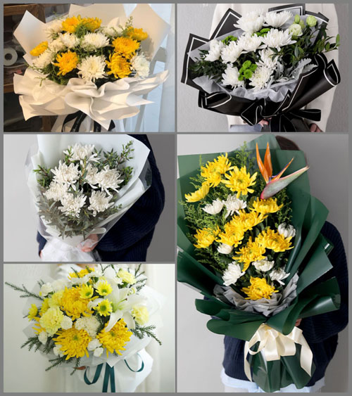 贵州毕节市威宁县炉山镇营乐村白事花束代送
